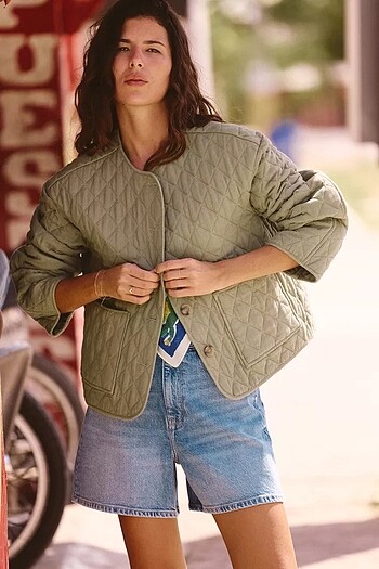 ZARA KETEN KAPİTONE CEKET