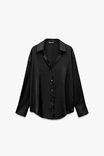 ZARA BASIC SATEN GÖMLEK