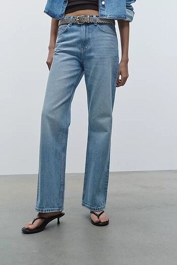 ZARA Z1975 STRAIGHT YÜKSEK BEL UZUN PAÇA JEAN