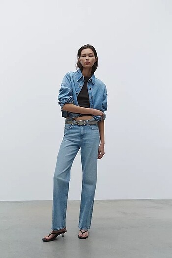 ZARA Z1975 STRAIGHT YÜKSEK BEL UZUN PAÇA JEAN