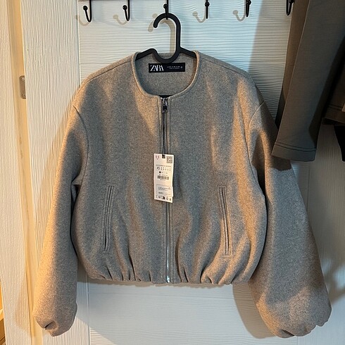xs Beden ZARA ELASTİK KENARLI YUMUŞAK BOMBER CEKET