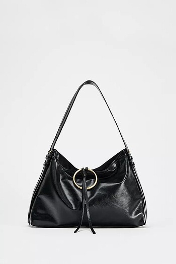 ZARA METAL DETAYLI OMUZ ÇANTASI