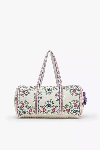 ZARA İŞLEMELİ KAPİTONE ÇANTA