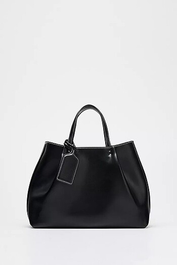 ZARA DİKİŞ DETAYLI CITY ÇANTA