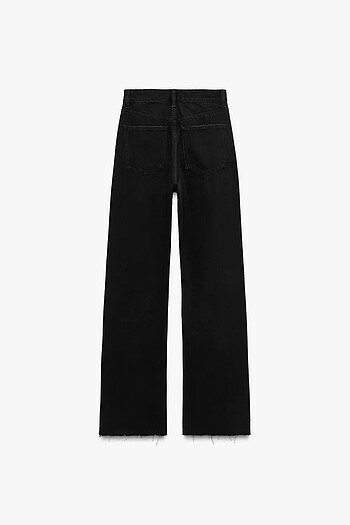 Zara ZARA TRF HIGH-RISE WIDE-LEG JEAN