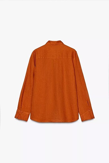 Zara ZARA ZW COLLECTION 0 KETEN GÖMLEK