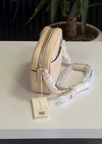 Beden Tory burch Bej Deri Kemerli Kadın camera bag