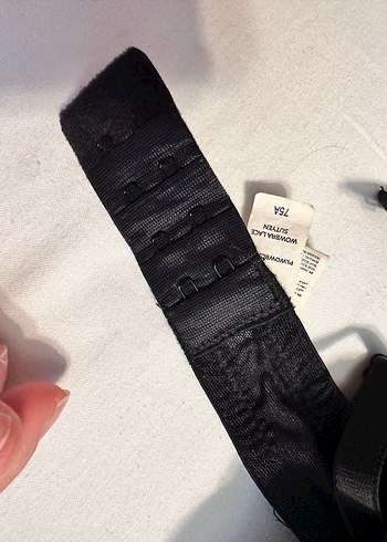Penti 75 A puh up Siyah Gotik Dantelli Midi Sütyen