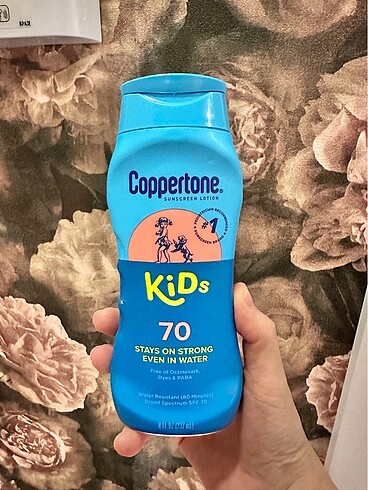 Coppertone kids 70 faktör güneş koruyucu krem