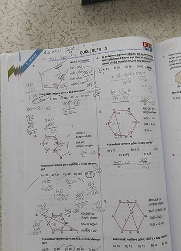  Beden Renk TYT Geometri 