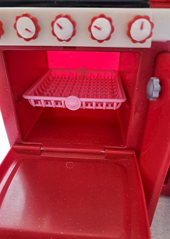 Our Generation Kırmızı Oyuncak Mutfak Seti - Görsel 7