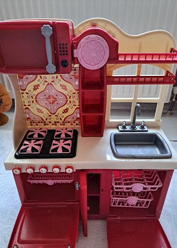 Our Generation Kırmızı Oyuncak Mutfak Seti - Görsel 12