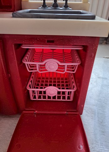 Our Generation Kırmızı Oyuncak Mutfak Seti - Görsel 5