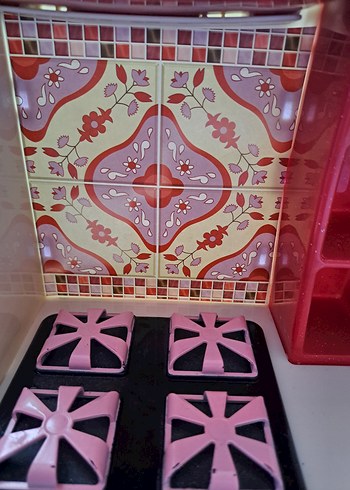 Our Generation Kırmızı Oyuncak Mutfak Seti - Görsel 8