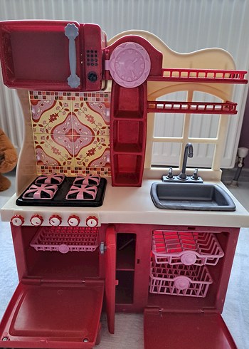 Our Generation Kırmızı Oyuncak Mutfak Seti - Görsel 10