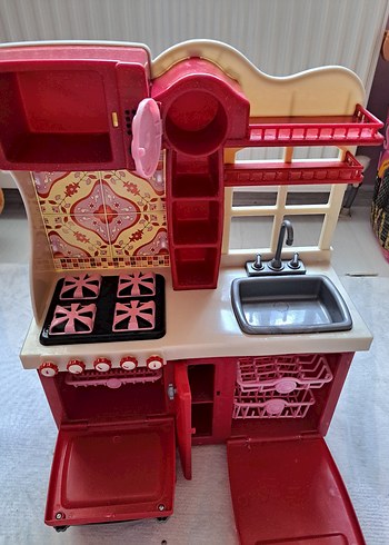 Our Generation Kırmızı Oyuncak Mutfak Seti - Görsel 11