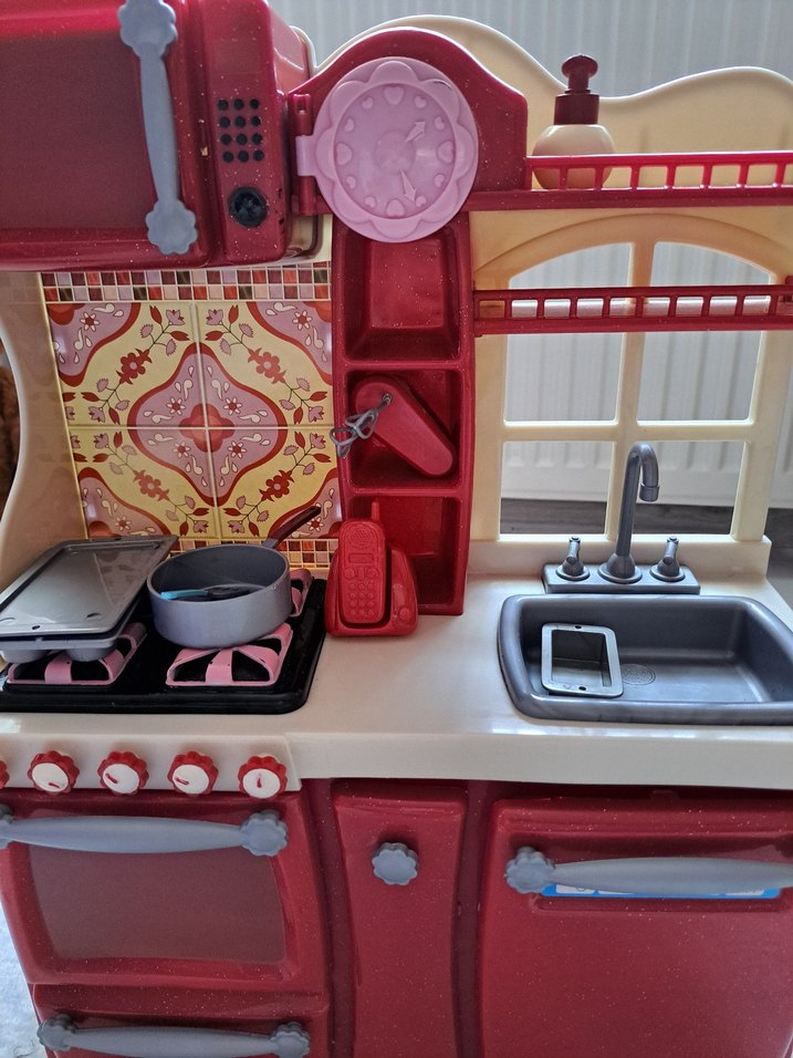 Our Generation Kırmızı Oyuncak Mutfak Seti - Görsel 2