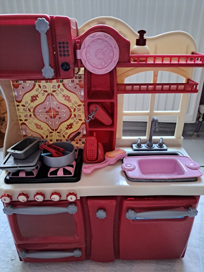 Our Generation Kırmızı Oyuncak Mutfak Seti - Görsel 3