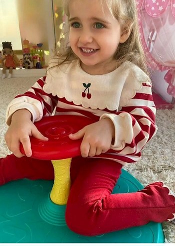 Tırtır Oyuncak - Kid Spinner Yeşil Çocuk Dönen Oyuncak