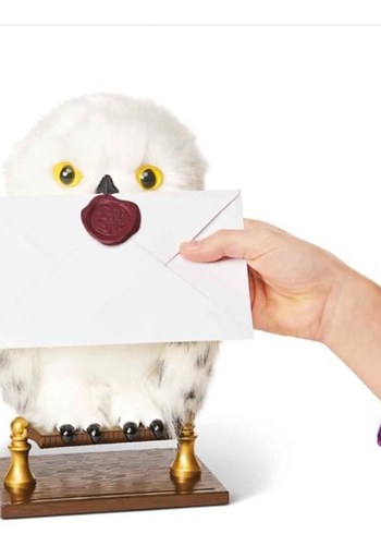Harry Potter İnteraktif Büyüleyici Hedwig Baykuş Peluş 23Cm - Görsel 5