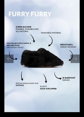 Furry Furry Bej Kürk Barefoot Patik (Hediye Seti) - Görsel 7