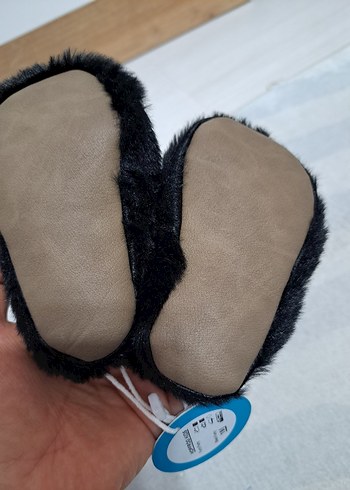 Furry Furry Bej Kürk Barefoot Patik (Hediye Seti) - Görsel 13