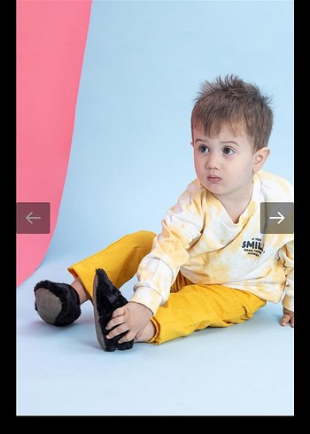 Furry Furry Bej Kürk Barefoot Patik (Hediye Seti) - Görsel 2