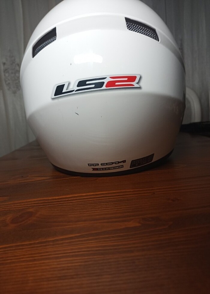 Ls2 Beyaz Kask M Beden - Görsel 2