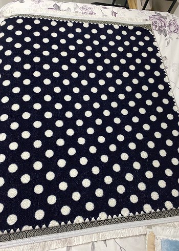 Lacivert Puantiyeli Çocuk Battaniyesi - Görsel 2