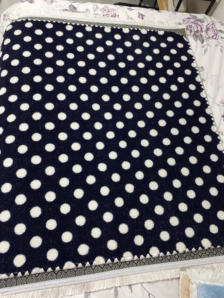 Lacivert Puantiyeli Çocuk Battaniyesi - Görsel 2