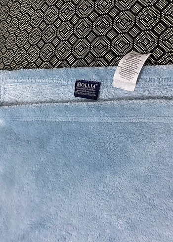 Mavi Nakışlı Bebek Battaniyesi - Görsel 6