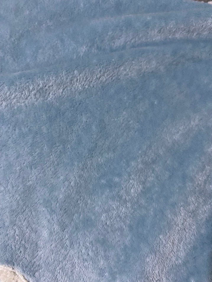 Mavi Nakışlı Bebek Battaniyesi - Görsel 4