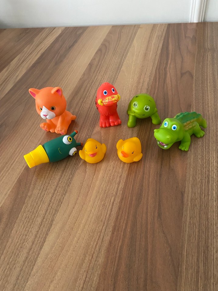 Renkli Hayvan Figürleri Oyuncak Seti - Görsel 2