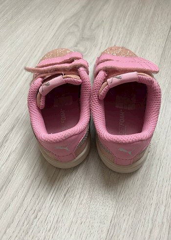 Kız Çocuk Pembe Cırt Cırtlı Spor Ayakkabı - Görsel 2