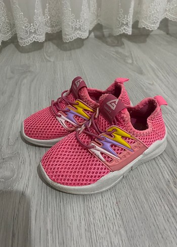 Kız Çocuk Pembe Renkli Bağcıksız Spor Ayakkabı - Görsel 2