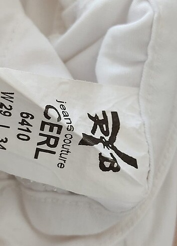 38 Beden beyaz Renk Erkek pantolon