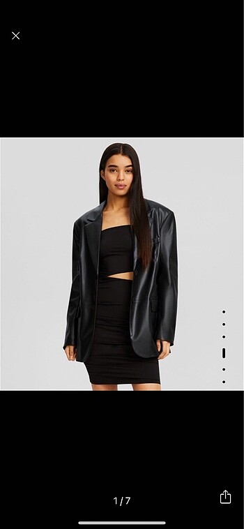 Deri blazer ceket