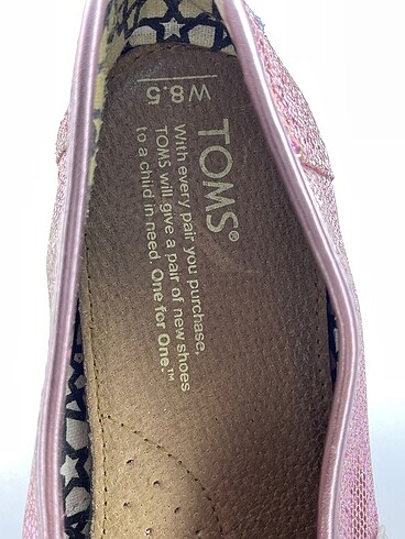 39 Beden pembe Renk TOMS Babet %70 İndirimli.