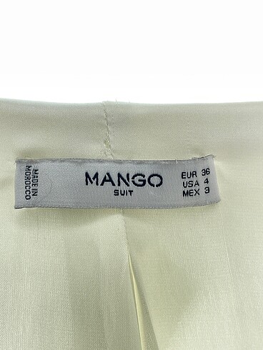 36 Beden beyaz Renk Mango Blazer %70 İndirimli.