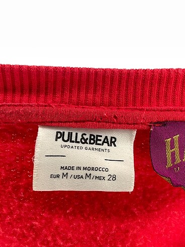 m Beden kırmızı Renk Pull and Bear Sweatshirt p İndirimli.