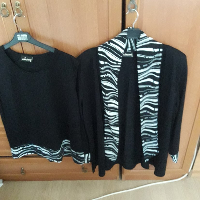 Zebra Desenli  bayan ikili takım - Görsel 2