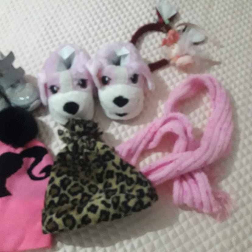 Kızlar için Leopar Desenli Peluş Terlik hepsi - Görsel 5