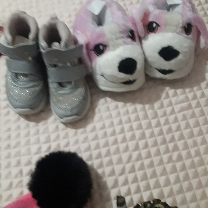 Kızlar için Leopar Desenli Peluş Terlik hepsi - Görsel 4