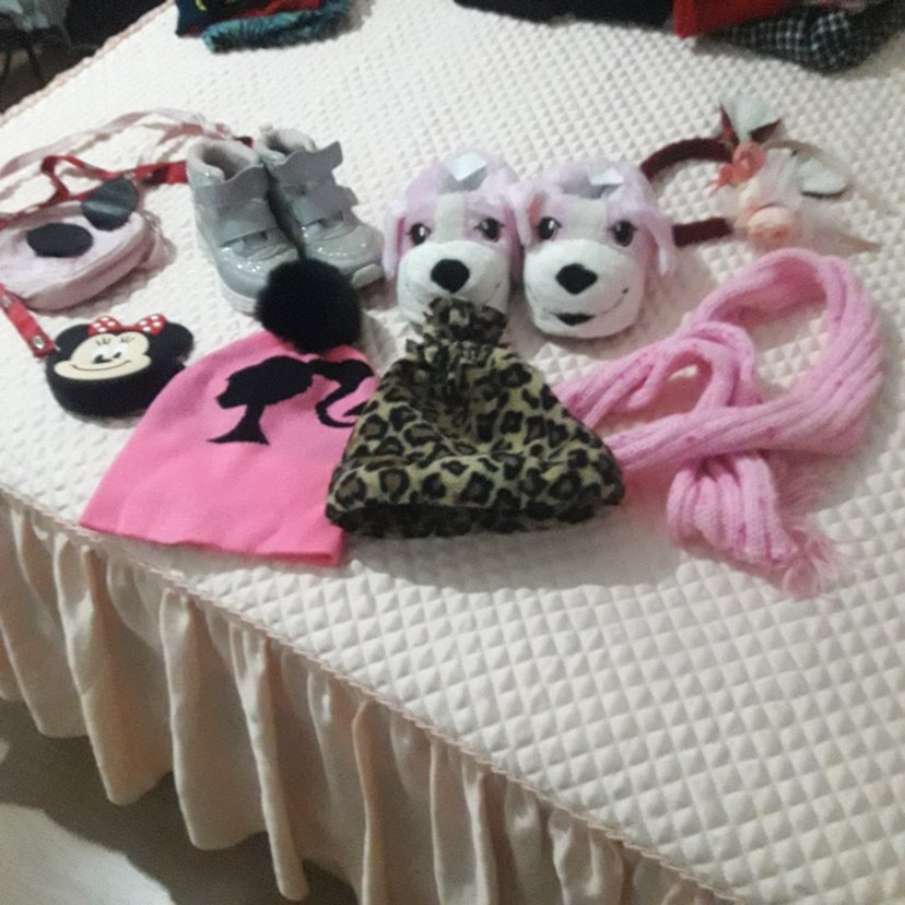 Kızlar için Leopar Desenli Peluş Terlik hepsi - Görsel 2