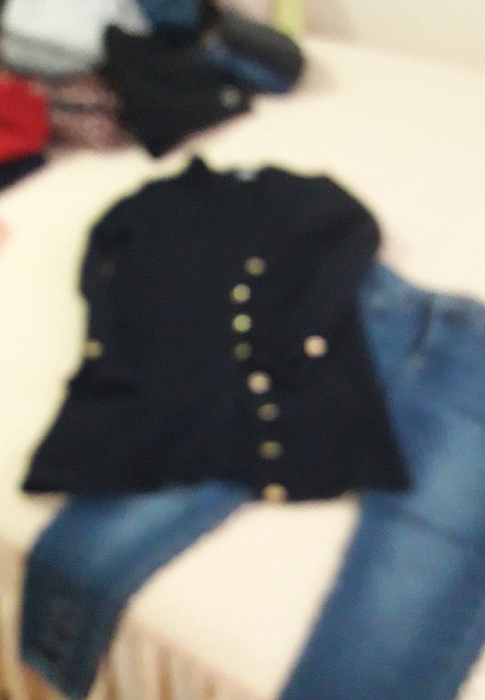 Düğmeli Siyah Kadın Midi Hırka - Görsel 2