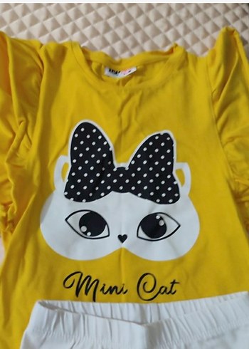 Kız Çocuk Puantiyeli Keten Gömlek - Görsel 3