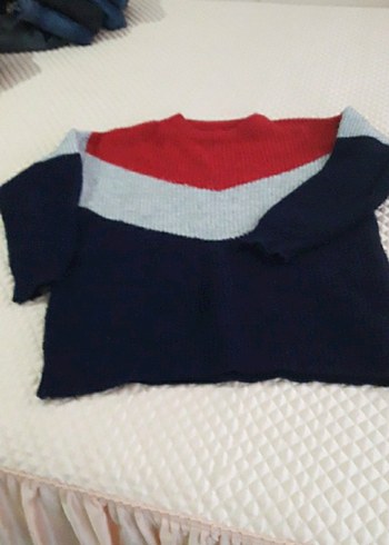 Kırmızı Triko Kadın Kazaklar - Görsel 5