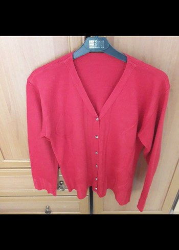 Kırmızı Triko Kadın Kazaklar - Görsel 3