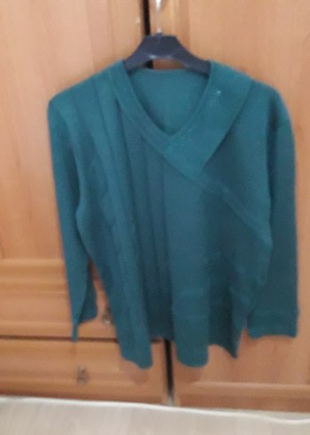 Drapeli V Yakalı Kadın Bluz - Görsel 4