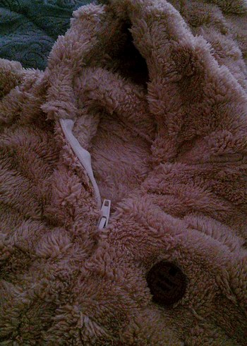 Kahverengi Peluş Erkek Bebek Tulumu - Görsel 3